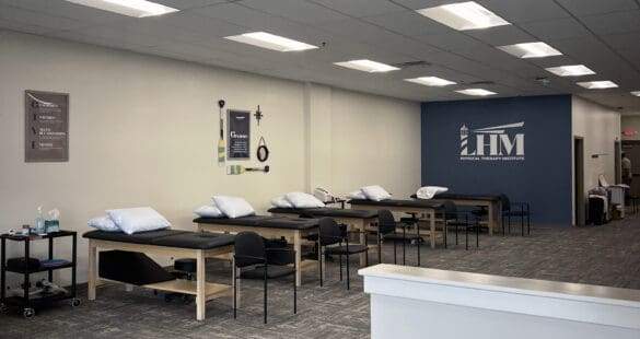 interior of physical therapy clinic in shrewsbury, pa