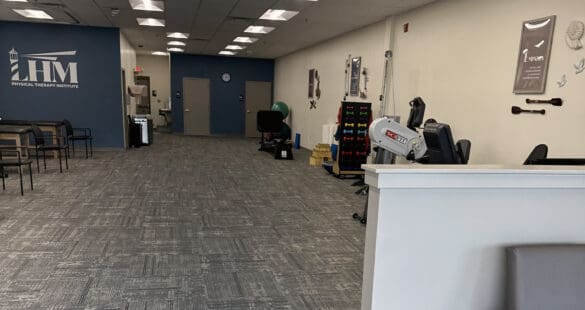 interior of physical therapy clinic in shrewsbury, pa
