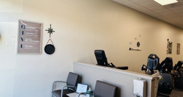 lhm physical therapy clinic waiting room in linglestown, pa