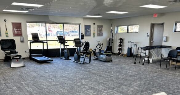 gym of LHM physical therapy institute outpatient physical therapy in harrisburg, off of union deposit road