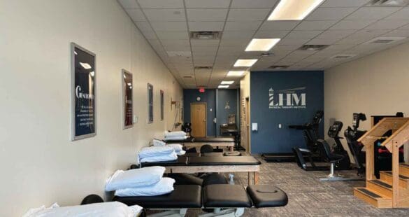 Inside photo of a physical therapy clinic in bellefonte pa